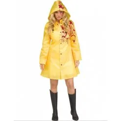 Party Fiesta Gelbe Regenjacke Für Damen -Horrorkostüme – Halloween Verkäufe gelbe regenjacke fur damen 4