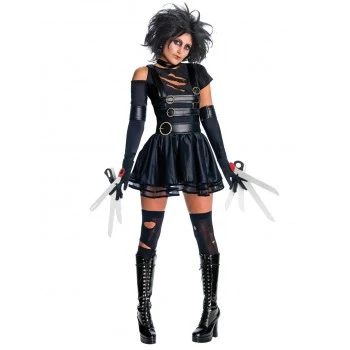Party Fiesta Kostüm Edward Scissorhands Für Damen 3 Party Fiesta Kostüm Edward Scissorhands Für Damen