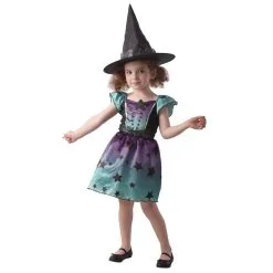 Party Fiesta Kostüm Hexchen Stern Rosa Blau