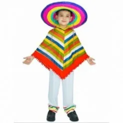 Party Fiesta Kostüm Mexikanischer Poncho