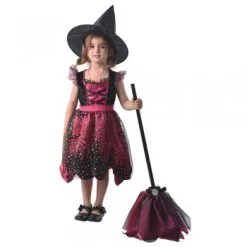 Party Fiesta Kostüm Rosa Hexchen (1-2)