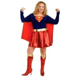 Party Fiesta Kostüm Supergirl (große Größe)