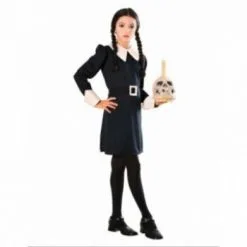 Party Fiesta Kostüm Wednesday Addams Für Mädchen