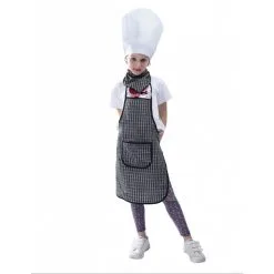 Party Fiesta Schürze + Kopftuch Kastanienfrau