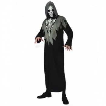 Party Fiesta Skelettkostüm Mit Umhang 3 Party Fiesta Skelettkostüm Mit Umhang